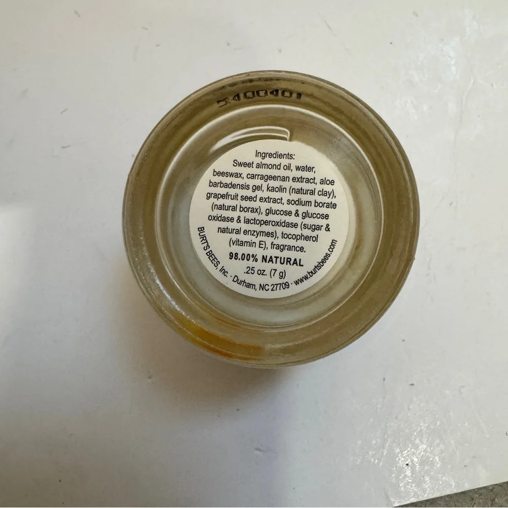 Burt's Bees Almond Milk Beeswax Hand Cream 7G